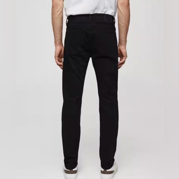 MANGO Mens Jan slim-fit jeans | Size US 38, EU 48 | Black Denim NEW!! - Picture 3 of 15